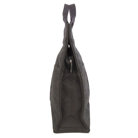 HERMES Handbag canvas gray Her LineMM Women Used Authentic