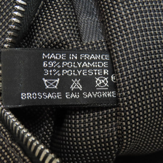 HERMES Handbag canvas gray Her LineGM Women Used Authentic