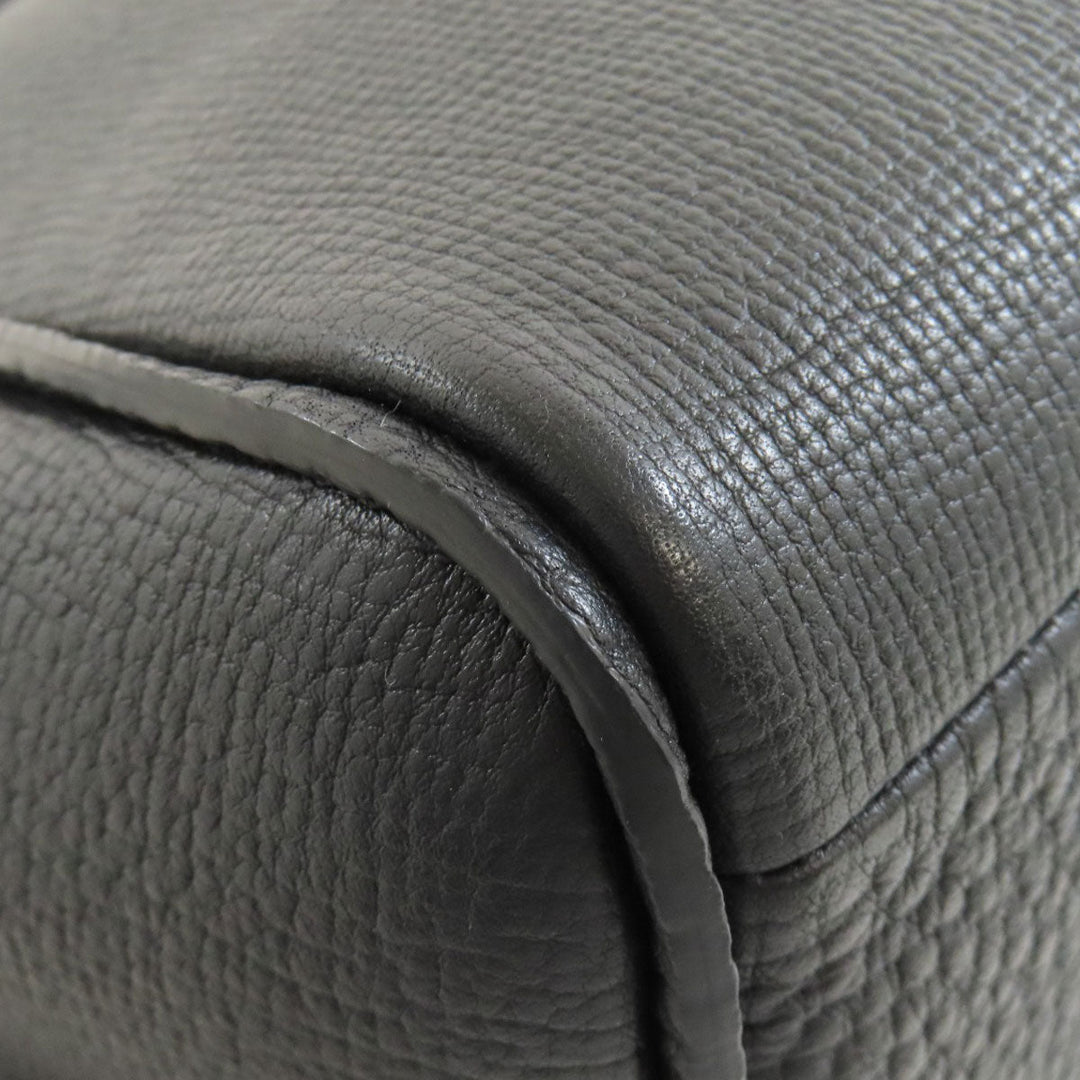 Longchamp Tote Bag leather black logo