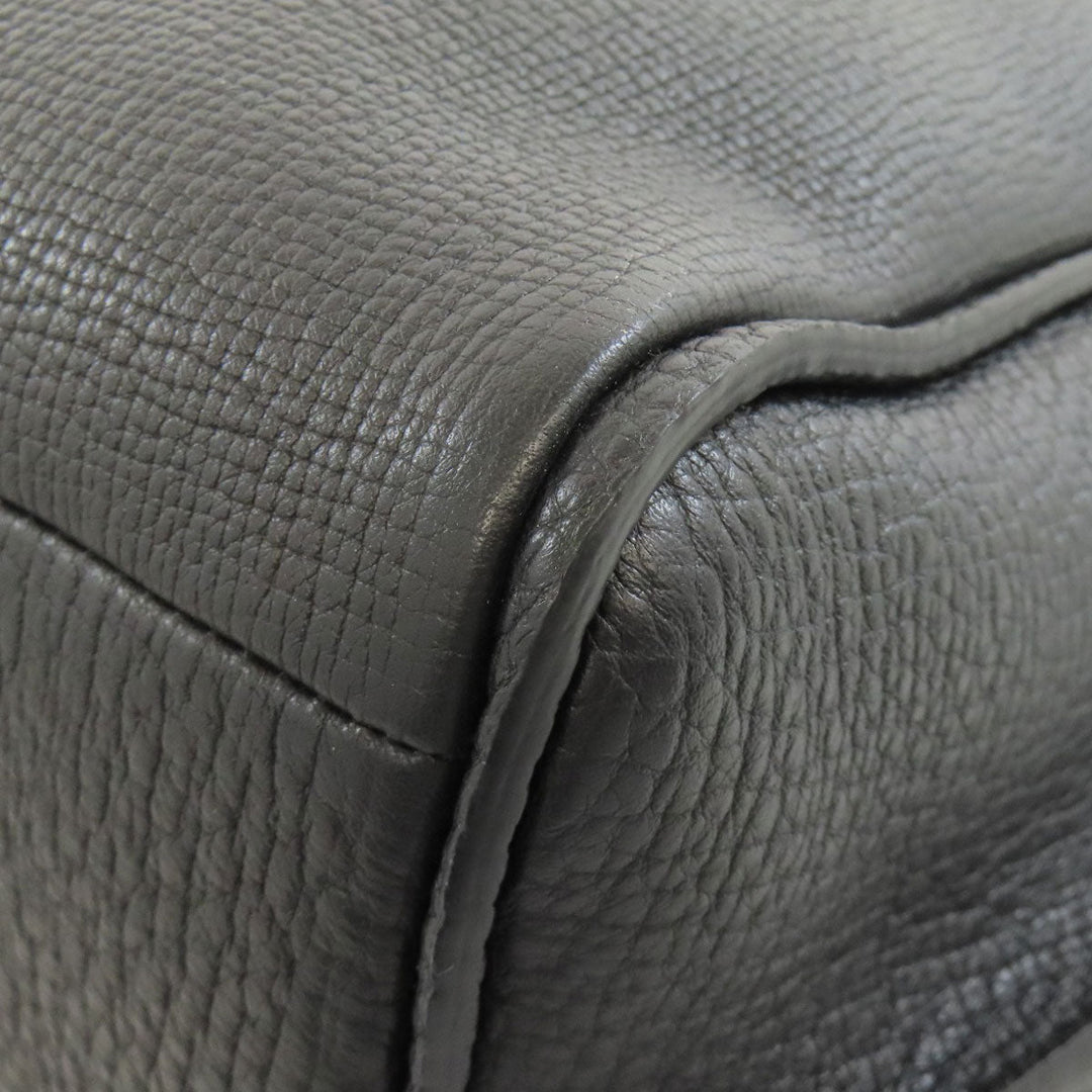 Longchamp Tote Bag leather black logo