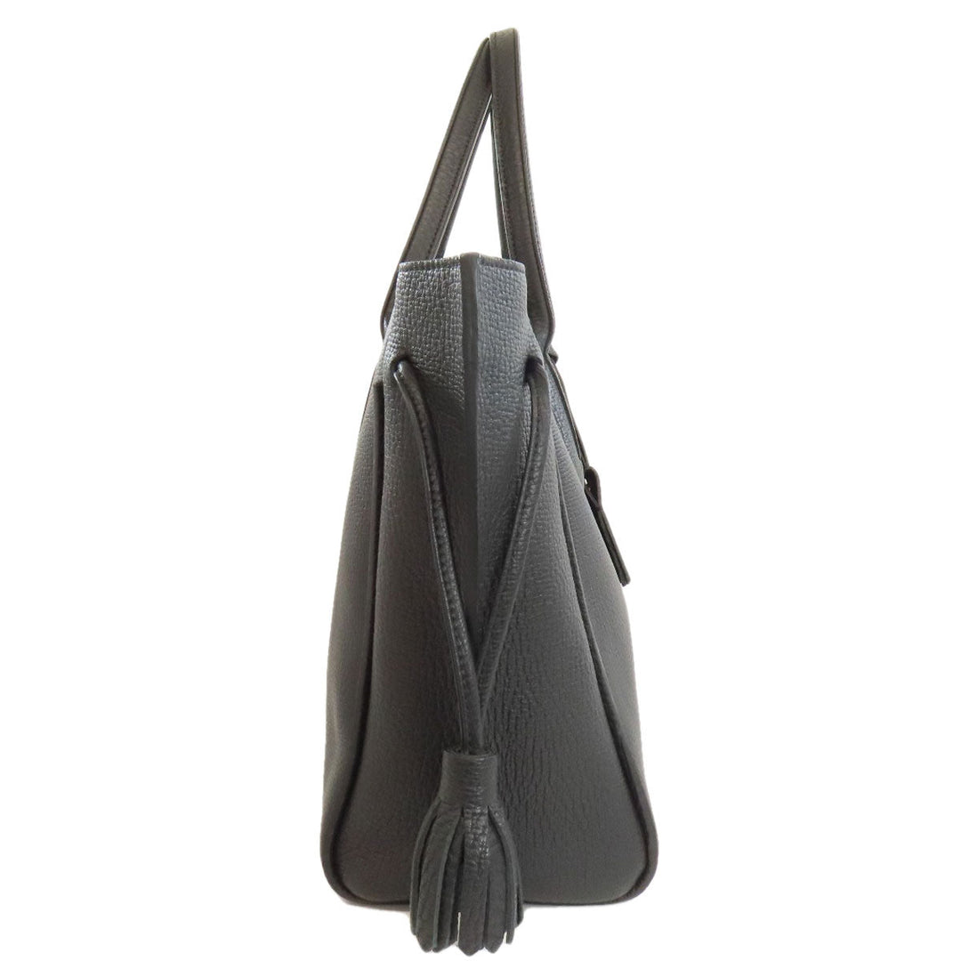 Longchamp Tote Bag leather black logo