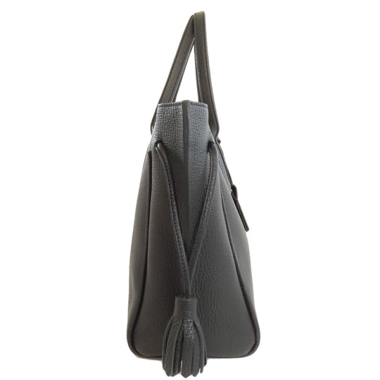 Longchamp Tote Bag leather black logo