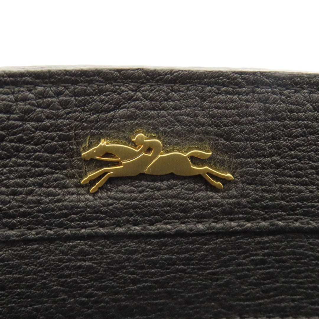 Longchamp Tote Bag leather black logo