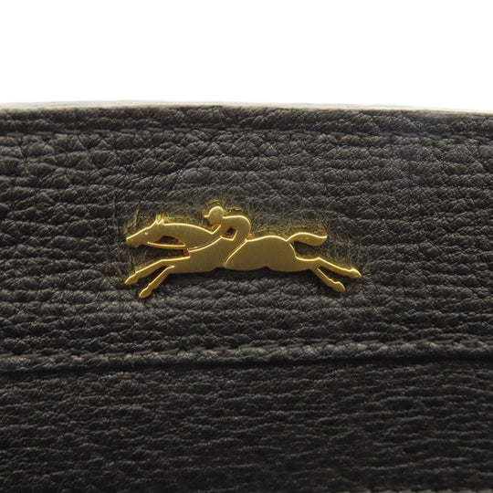 Longchamp Tote Bag leather black logo