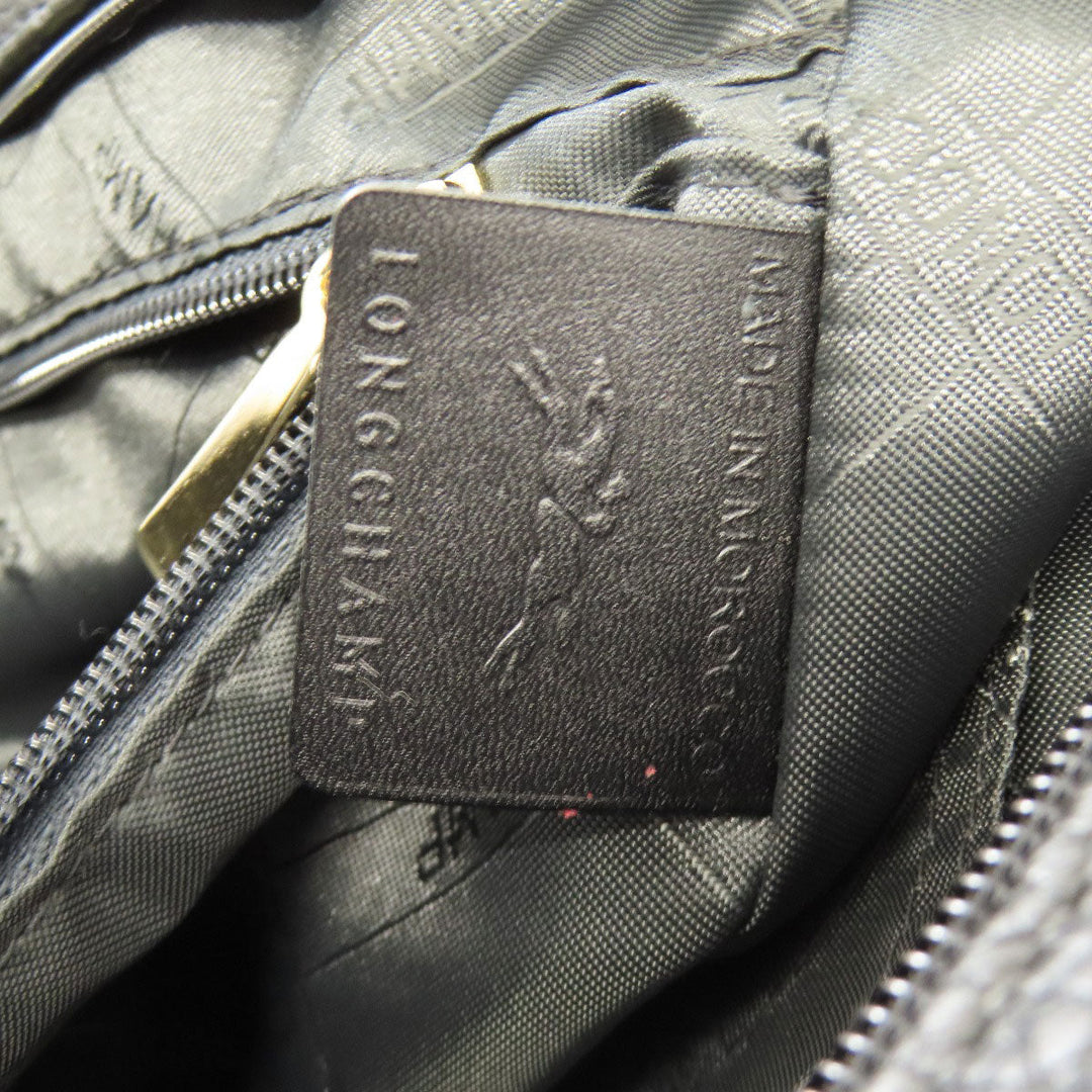 Longchamp Tote Bag leather black logo