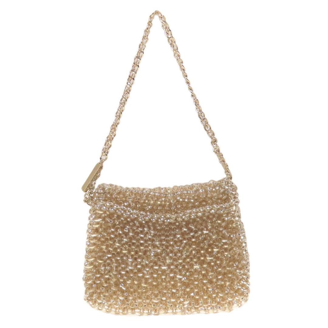 ANTEPRIMA Shoulder Bag PVC gold Mini Wire Bag Women Used Authentic