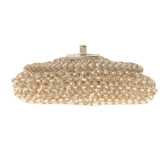 ANTEPRIMA Shoulder Bag PVC gold Mini Wire Bag Women Used Authentic
