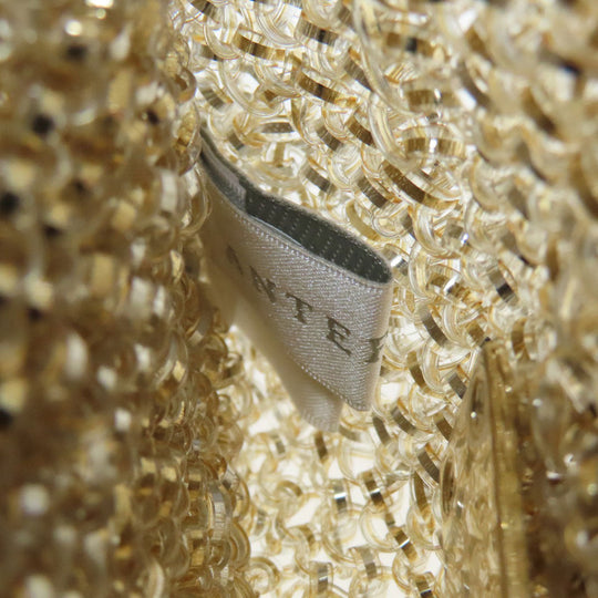 ANTEPRIMA Shoulder Bag PVC gold Mini Wire Bag Women Used Authentic