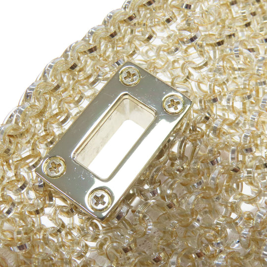 ANTEPRIMA Shoulder Bag PVC gold Mini Wire Bag Women Used Authentic