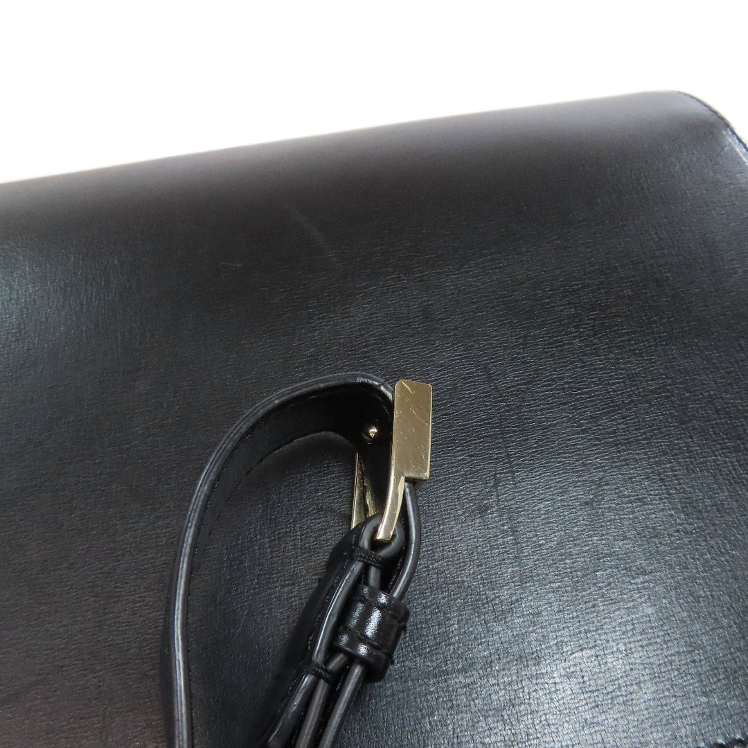 Givenchy Tote Bag leather black Pandora Women Used Authentic