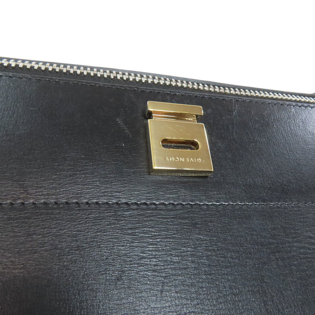 Givenchy Tote Bag leather black Pandora Women Used Authentic