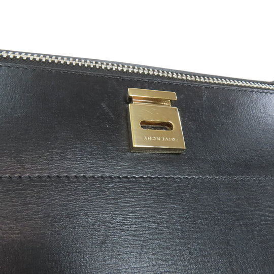 Givenchy Tote Bag leather black Pandora Women Used Authentic