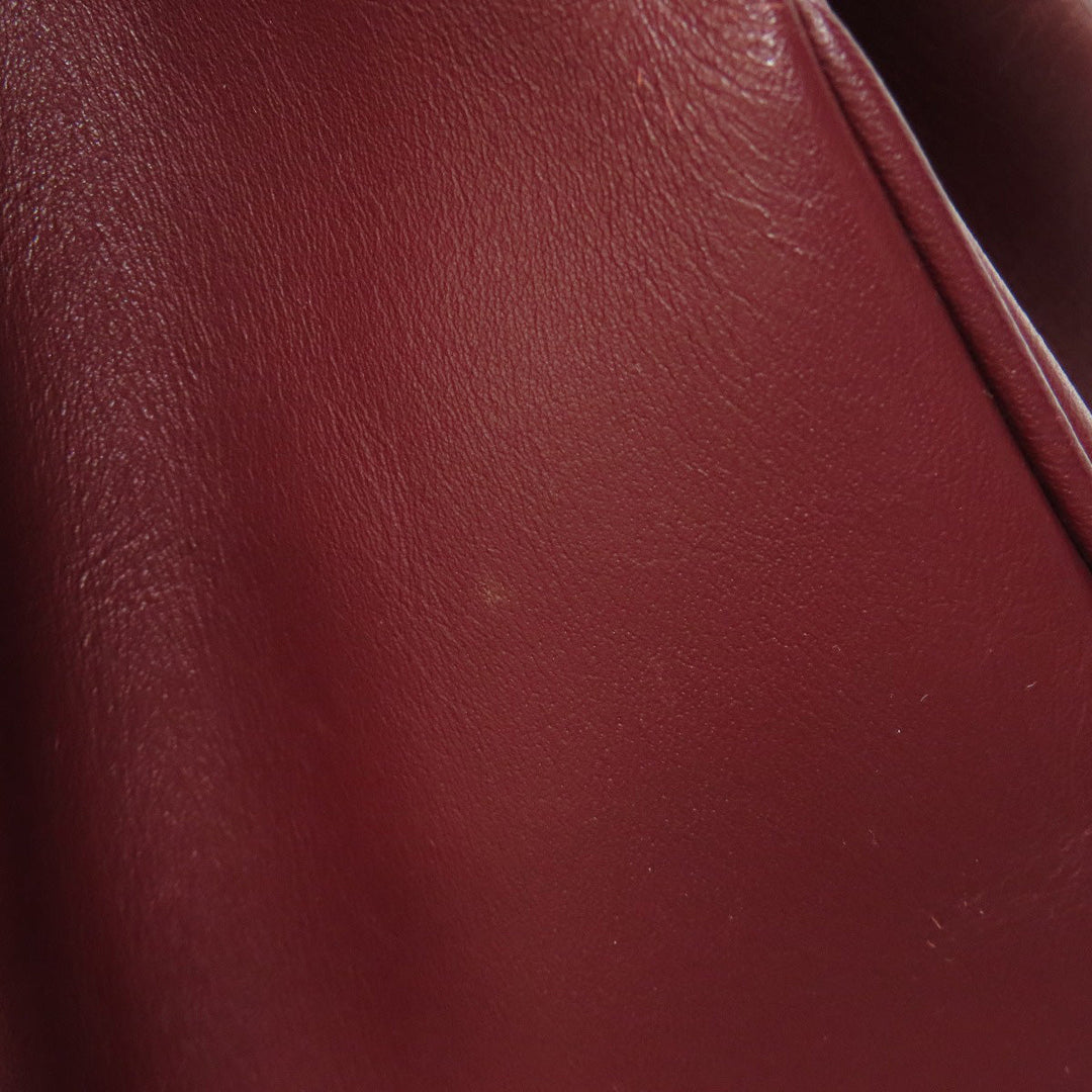 CARTIER Shoulder Bag Calfskin Red Must Line