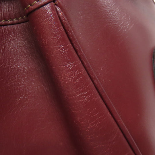 CARTIER Shoulder Bag Calfskin Red Must Line