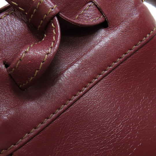 CARTIER Shoulder Bag Calfskin Red Must Line