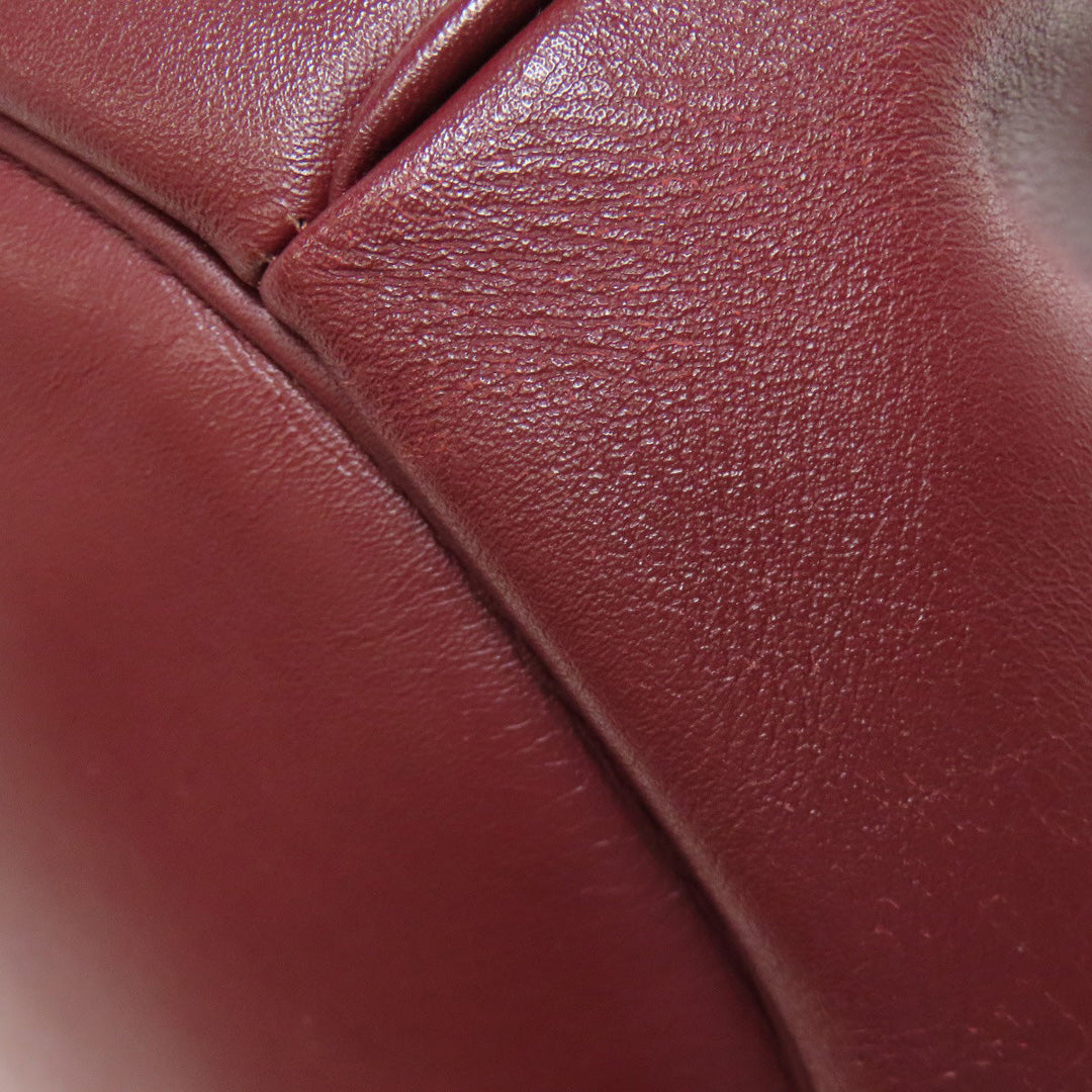 CARTIER Shoulder Bag Calfskin Red Must Line