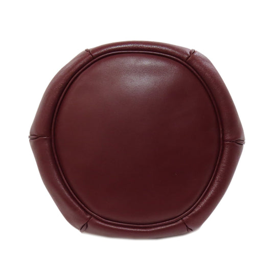 CARTIER Shoulder Bag Calfskin Red Must Line