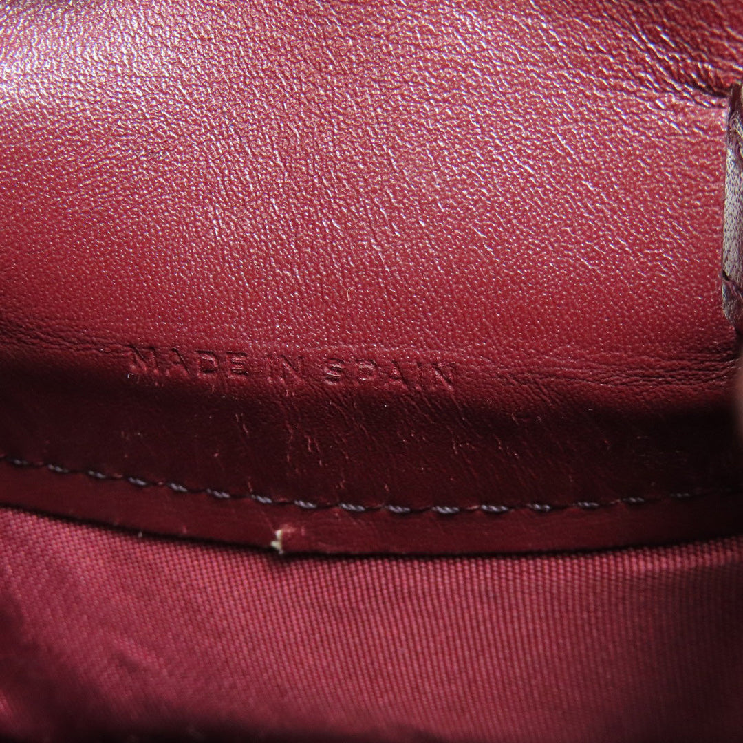 CARTIER Shoulder Bag Calfskin Red Must Line