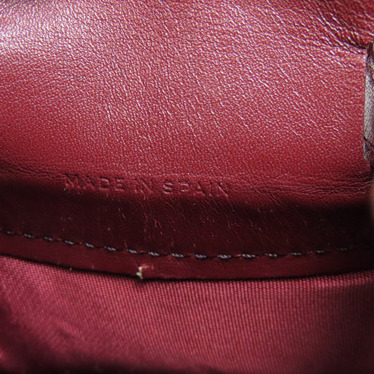 CARTIER Shoulder Bag Calfskin Red Must Line