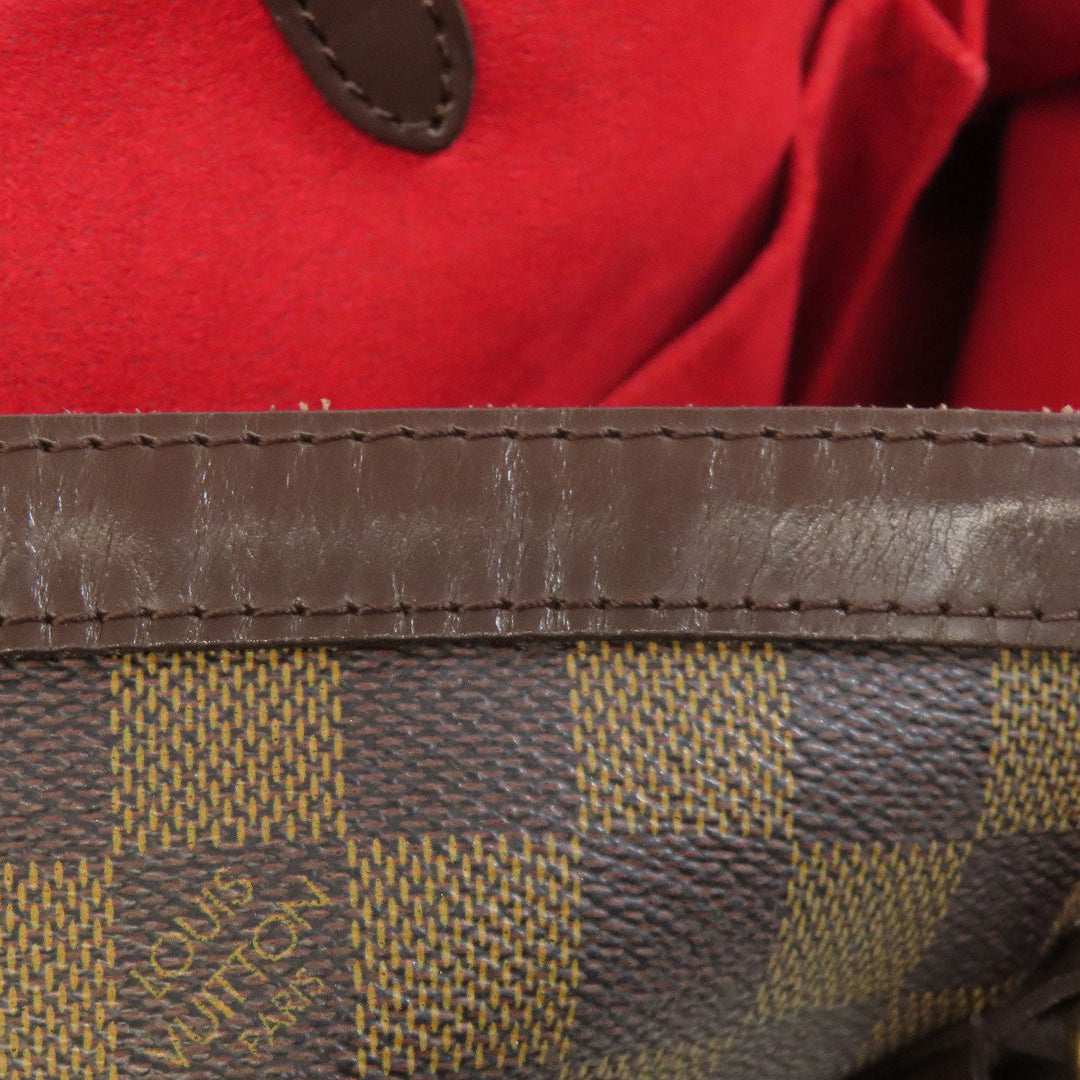 LOUIS VUITTON Tote Bag N51204 Damier canvas Brown HamsteadMM Women Used Authentic