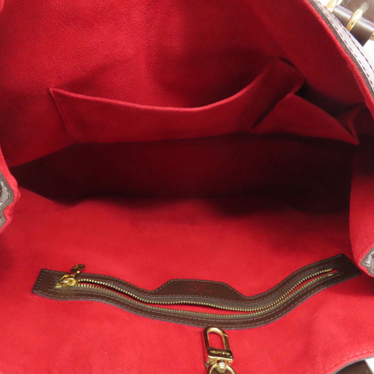 LOUIS VUITTON Tote Bag N51204 Damier canvas Brown HamsteadMM Women Used Authentic