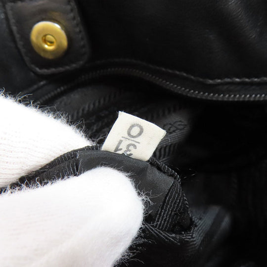 PRADA Tote Bag Nylon black logo 2WAY