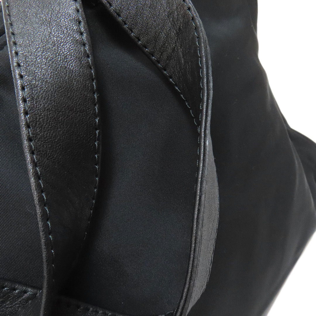 PRADA Tote Bag Nylon black logoMetal