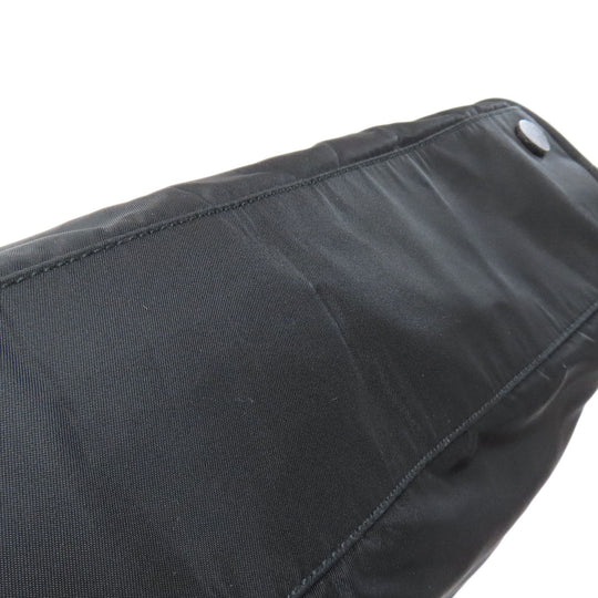 PRADA Tote Bag Nylon black logoMetal