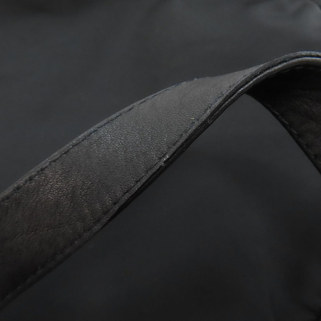 PRADA Tote Bag Nylon black logoMetal