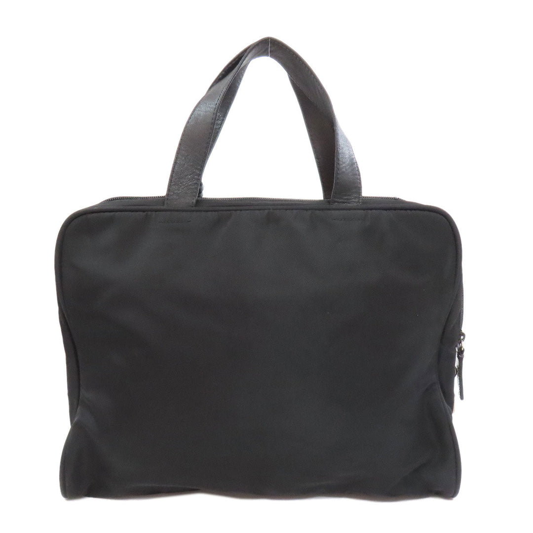 PRADA Tote Bag Nylon black logoMetal