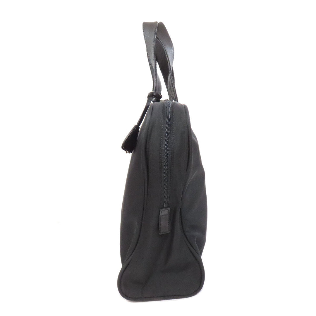 PRADA Tote Bag Nylon black logoMetal