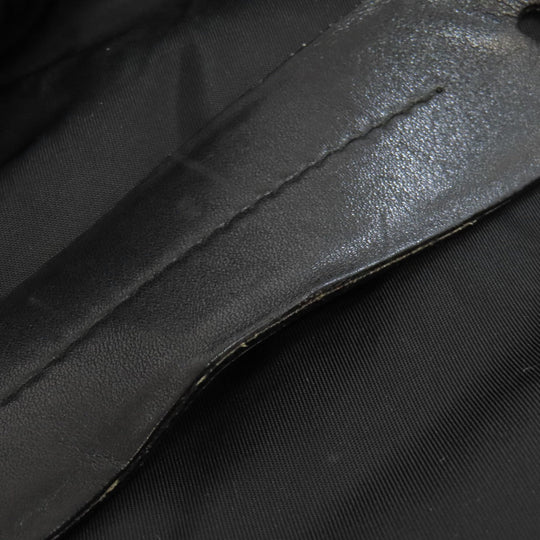 PRADA Shoulder Bag BR0414 Nylon black one belt logoMetal