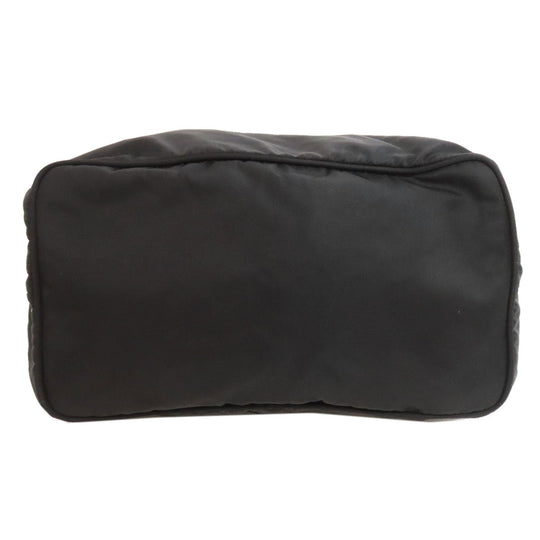 PRADA Shoulder Bag BR0414 Nylon black one belt logoMetal