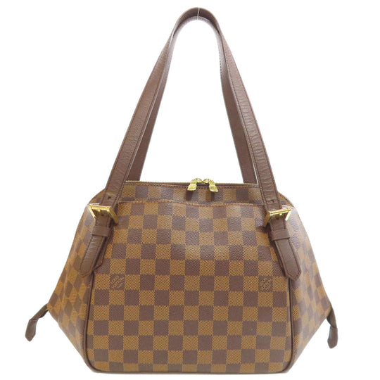 LOUIS VUITTON Handbag N51174 Damier canvas Brown Belem MM