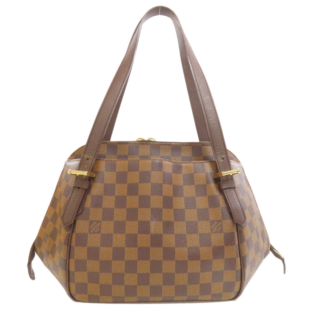 LOUIS VUITTON Handbag N51174 Damier canvas Brown Belem MM