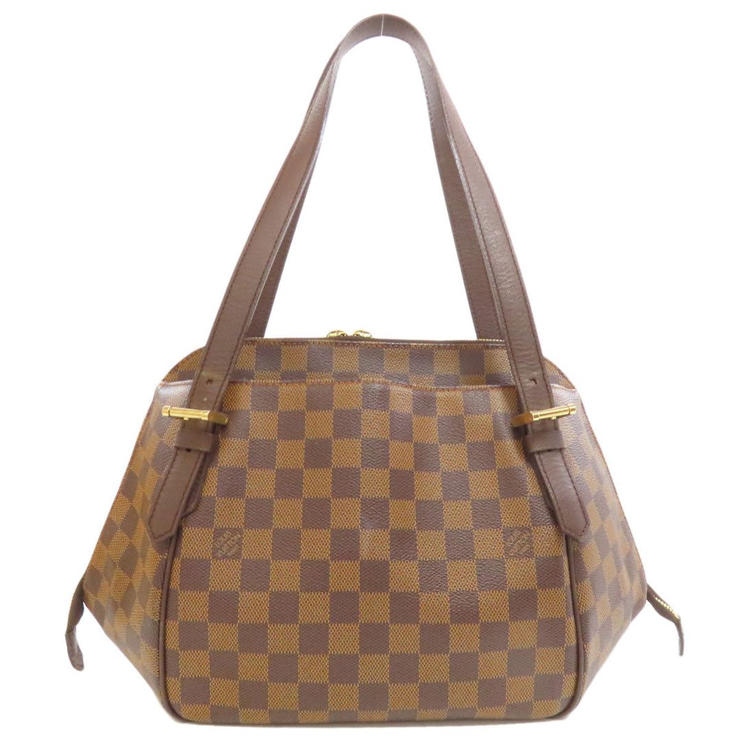 LOUIS VUITTON Handbag N51174 Damier canvas Brown Belem MM