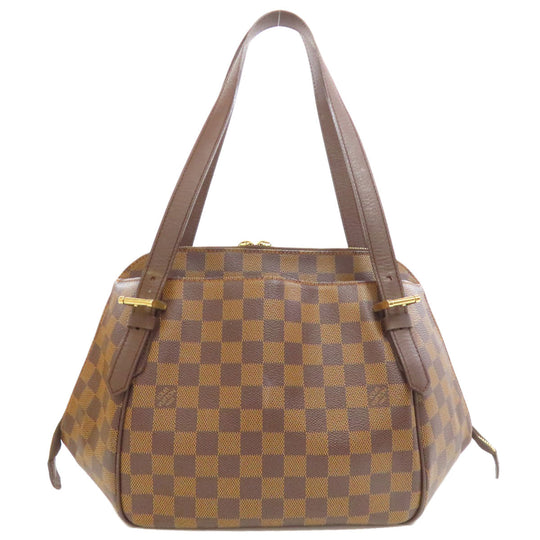 LOUIS VUITTON Handbag N51174 Damier canvas Brown Belem MM