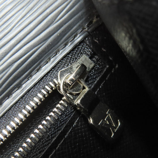 LOUIS VUITTON business bag M52762 Epi black Pochette Serie Dragonne mens Used Authentic