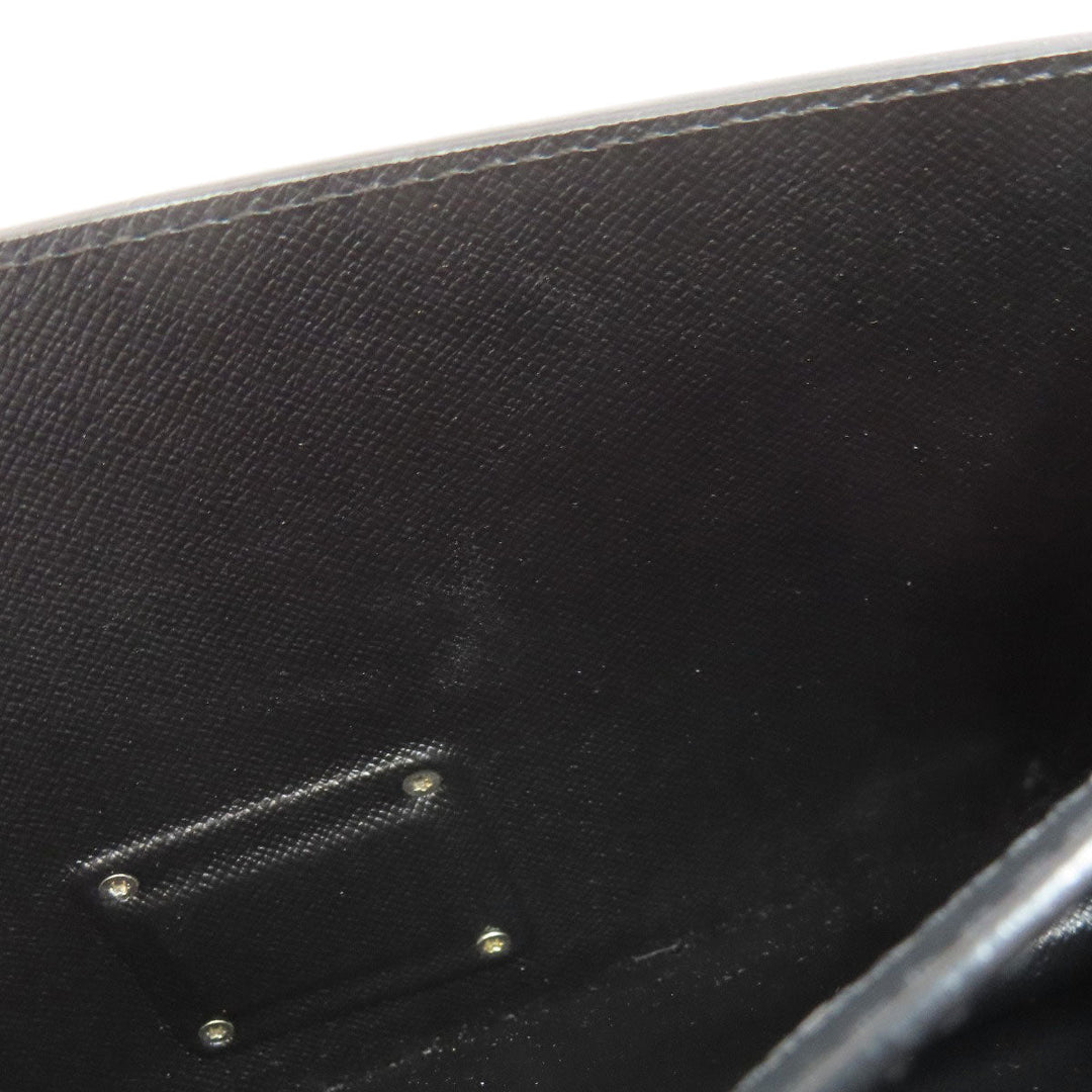 LOUIS VUITTON business bag M52762 Epi black Pochette Serie Dragonne mens Used Authentic
