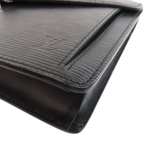 LOUIS VUITTON business bag M52762 Epi black Pochette Serie Dragonne mens Used Authentic