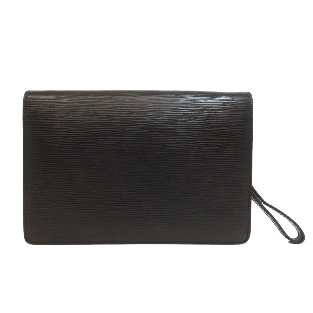 LOUIS VUITTON business bag M52762 Epi black Pochette Serie Dragonne mens Used Authentic