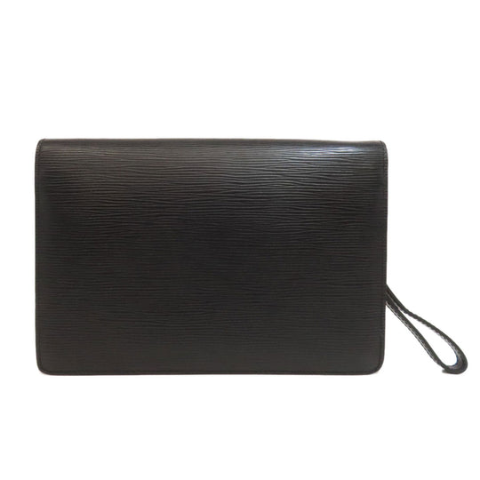 LOUIS VUITTON business bag M52762 Epi black Pochette Serie Dragonne mens Used Authentic