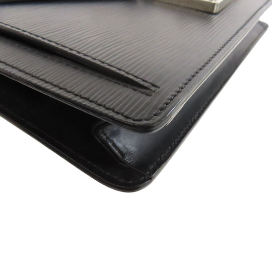 LOUIS VUITTON business bag M52762 Epi black Pochette Serie Dragonne mens Used Authentic