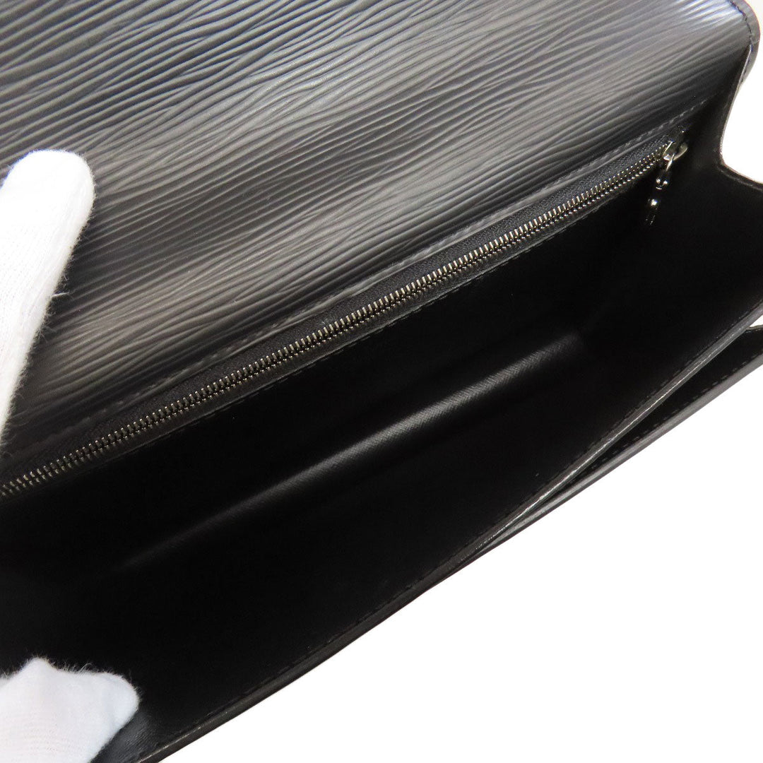 LOUIS VUITTON business bag M52762 Epi black Pochette Serie Dragonne mens Used Authentic