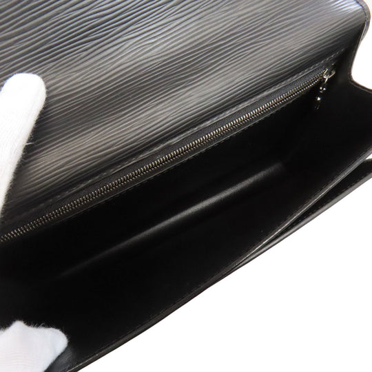 LOUIS VUITTON business bag M52762 Epi black Pochette Serie Dragonne mens Used Authentic