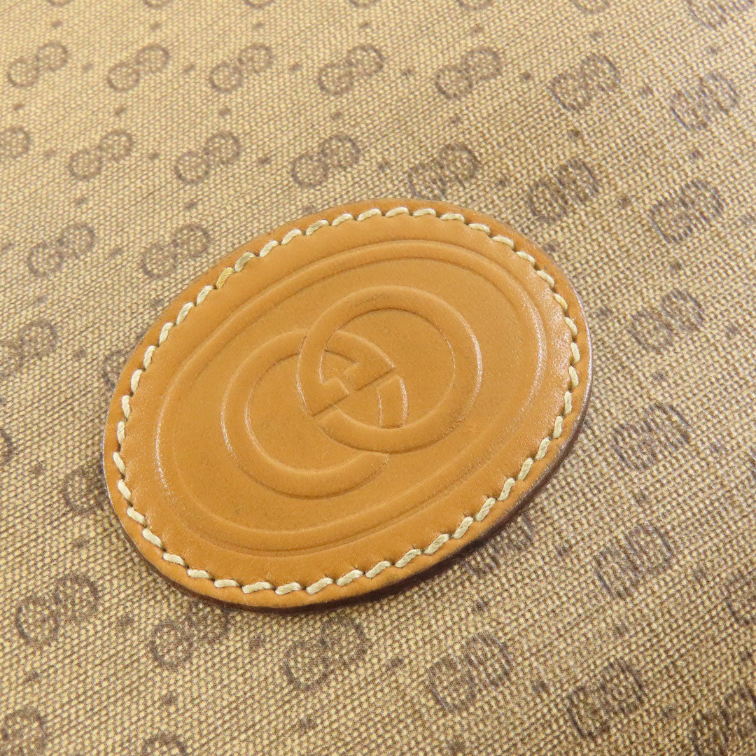 GUCCI Boston Duffel bag 012・39・4863 PVC Brown Old Gucci Sherry Line 2WAY