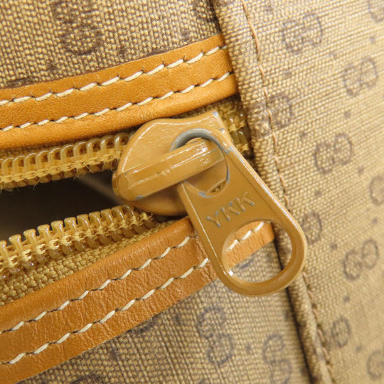 GUCCI Boston Duffel bag 012・39・4863 PVC Brown Old Gucci Sherry Line 2WAY