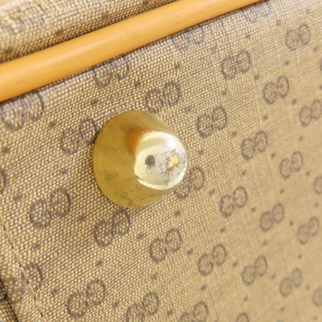 GUCCI Boston Duffel bag 012・39・4863 PVC Brown Old Gucci Sherry Line 2WAY