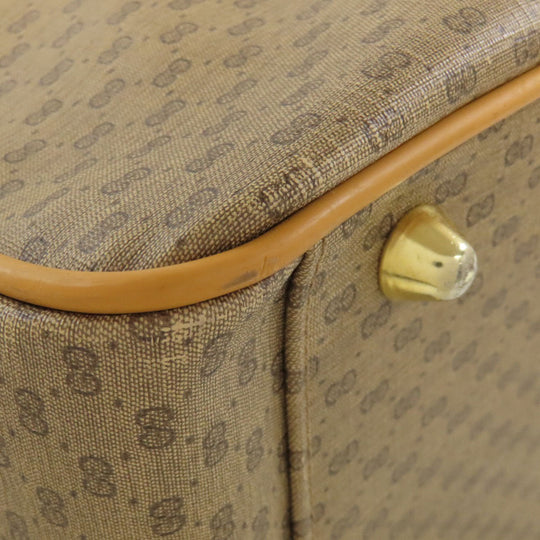 GUCCI Boston Duffel bag 012・39・4863 PVC Brown Old Gucci Sherry Line 2WAY