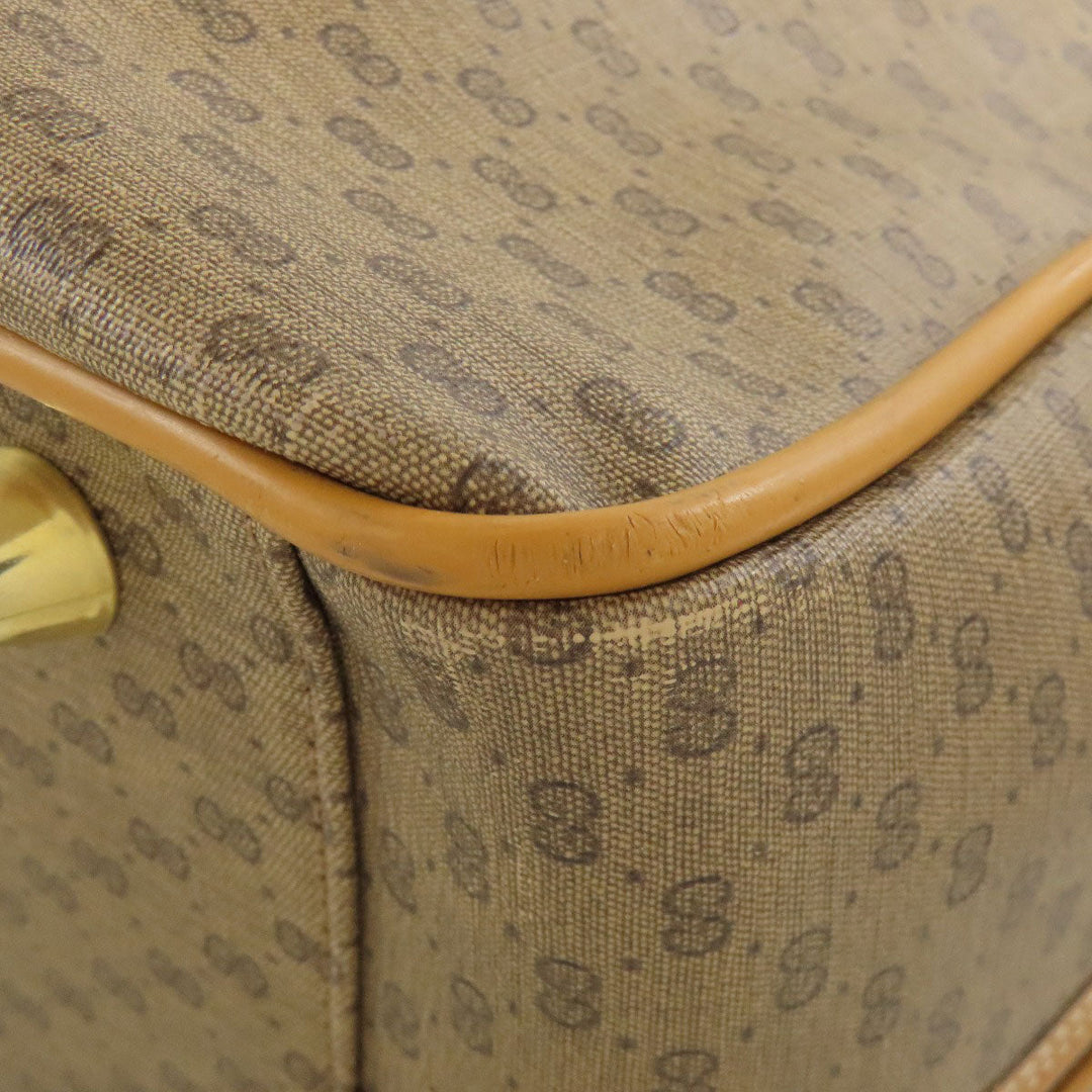 GUCCI Boston Duffel bag 012・39・4863 PVC Brown Old Gucci Sherry Line 2WAY